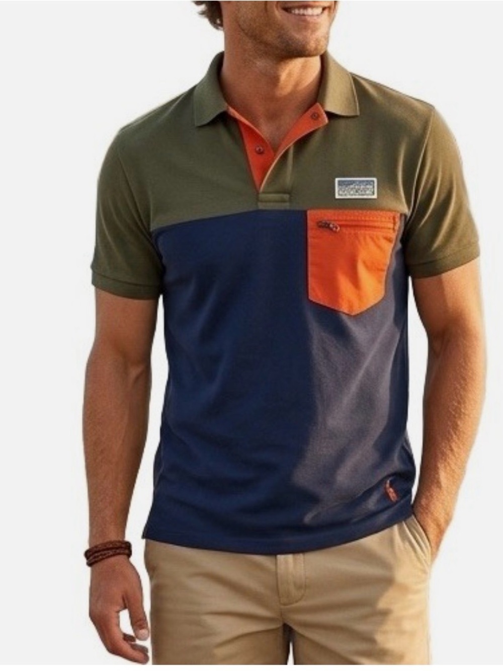 Polo Ralph Lauren Polo Utility Shirt
Summit Top Zip Pocket Colorblock M
